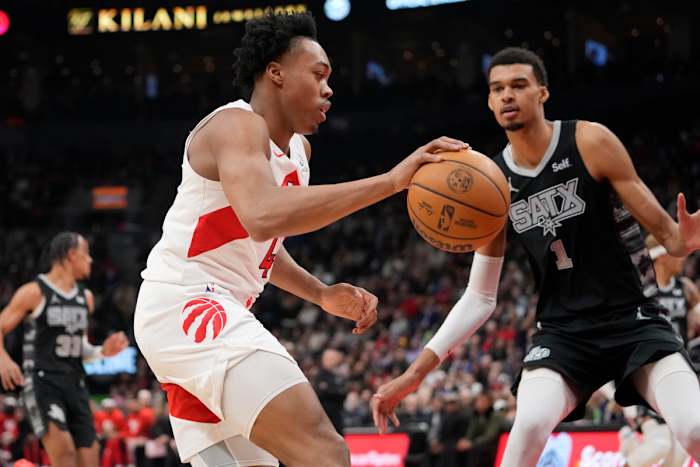 Scottie Barnes Victor Wembanyama Raptors